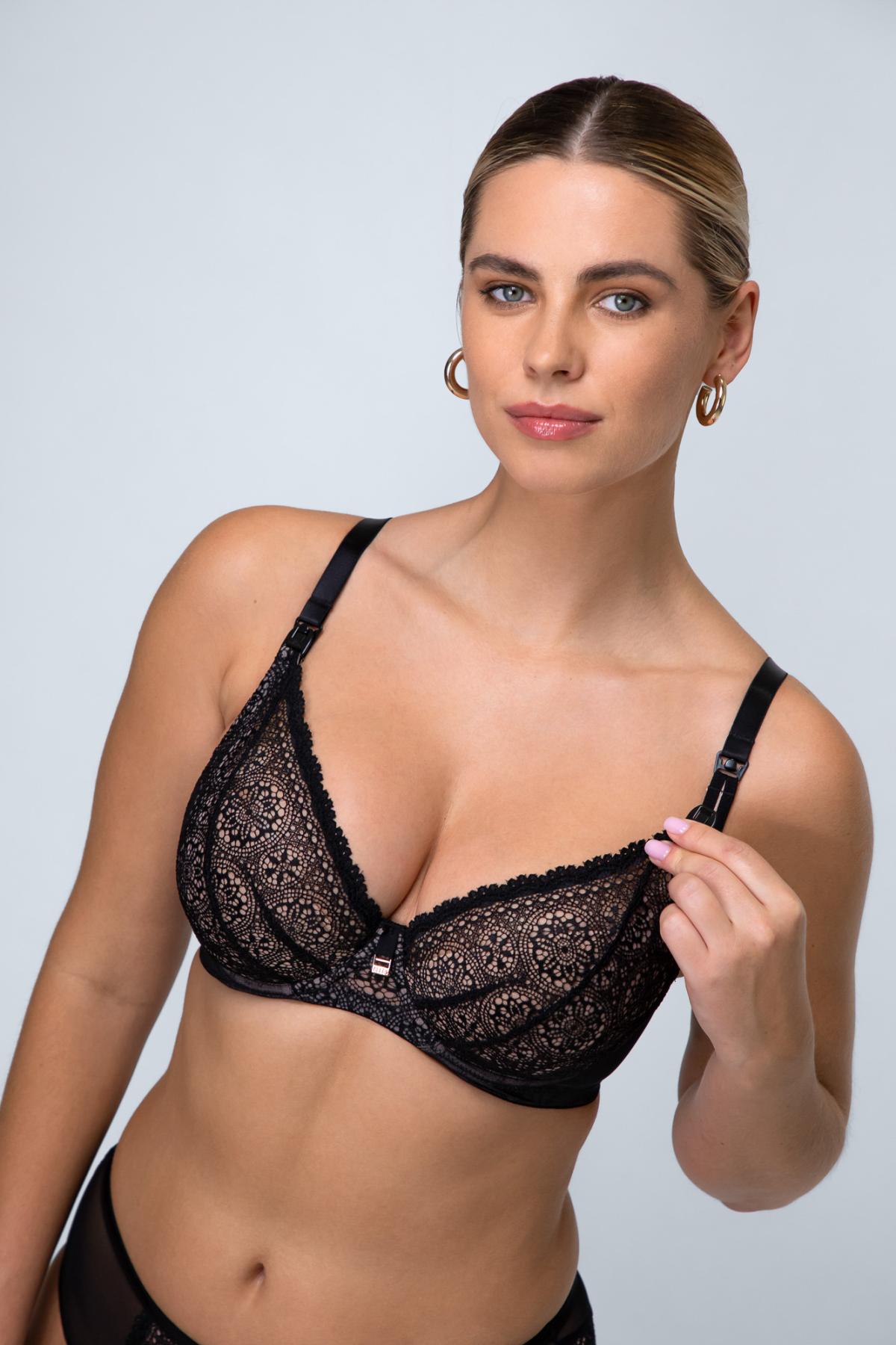 Alles Alles Mama Luvia U – koronkowy, usztywniany biustonosz do karmienia