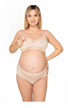 Allday Beige Biustonosz miękki bez fiszbin Allday Beige Biustonosz miękki bez fiszbin